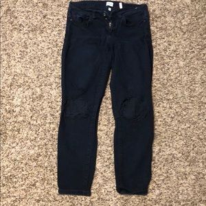 Black distressed sneak peak pants 5